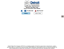 Tablet Screenshot of detroitedge.com